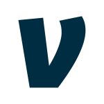 A minimalist graphic of a bold, dark blue 'V' on a white background, perfect for highlighting tour reviews or a tap to tip feature for your tour guide.